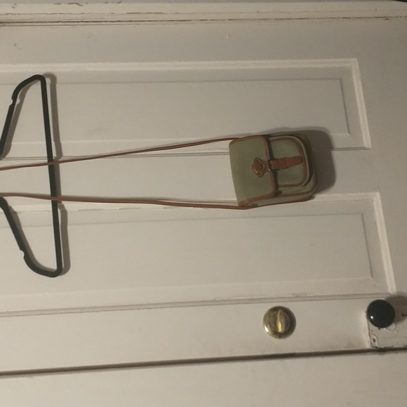 Esprit leather crossbody purse 24" drop strap to bag two pocket magnet clasp - Picture 2 of 7